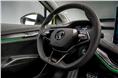 Skoda Enyaq Coupe vRS steering wheel